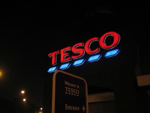 Tesco grocery shopping in Ireland